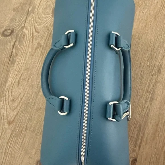 Ralph Lauren Teal Satchel Bag - Picture 5 of 8
